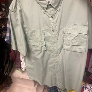 Casual Green Button Down Shirt for Effortless‎ Style